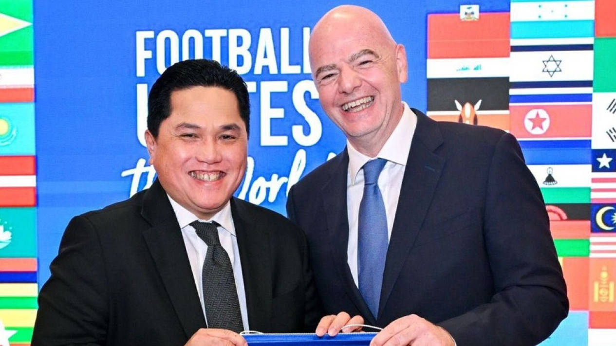 Presiden FIFA Tiba-Tiba Singgung Indonesia dan Ketum PSSI Erick Thohir Jelang Olimpiade Paris 2024, Ada Apa?
            - galeri foto