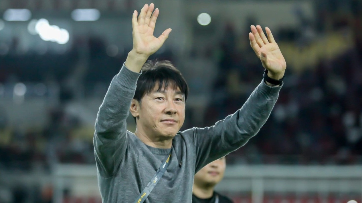 Pelatih Timnas Indonesia, Shin Tae-yong.