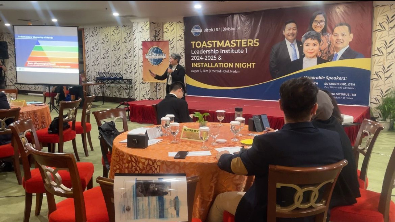 Wujudkan Pengembangan Diri, Klub Internasional Toastmasters Berikan Pelatihan Kepemimpinan Bagi Anggotanya
            - galeri foto