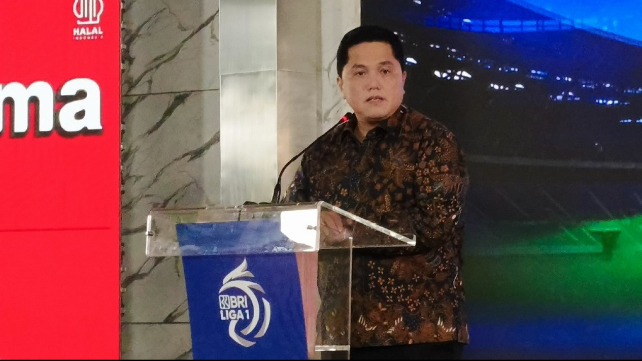 Singgung Laga Persib Bandung, Erick Thohir Kembali Tegaskan PSSI Masih Larang Suporter Away untuk Hadir di Stadion
            - galeri foto