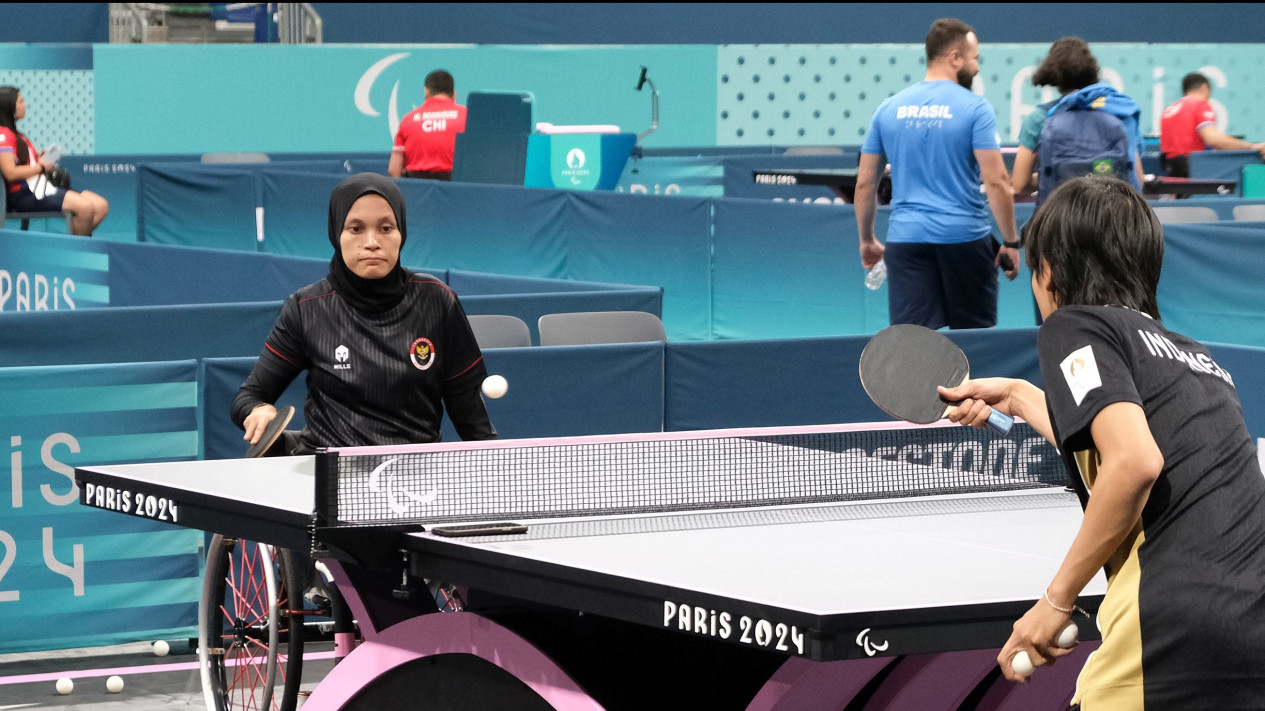 Tiba di Paris, Tim Indonesia Latihan Perdana Cicipi Venue Paralimpiade
            - galeri foto