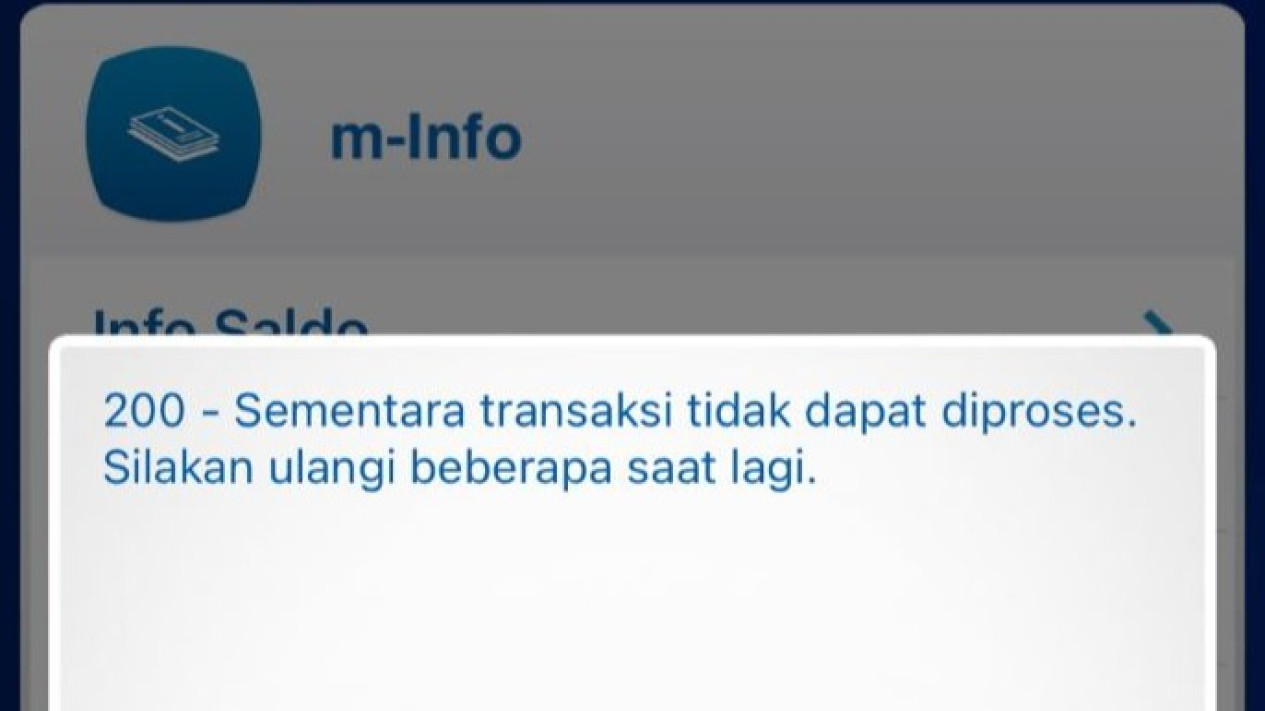 BCA Mobile Sering Error Bikin Nasabah Tak Bisa Cek Saldo dan Kesulitan Transaksi, Padahal Indikator Hijau, Warganet: Hati-hati Penipuan
            - galeri foto