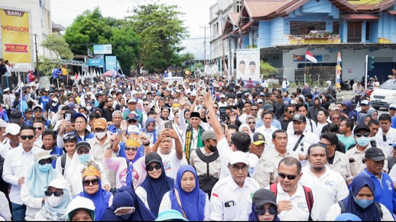 Euforia Rakyat Cerminan Tebalnya Potensi Kemenangan Anwar-Hafid di Pilkada Sulteng
            - galeri foto