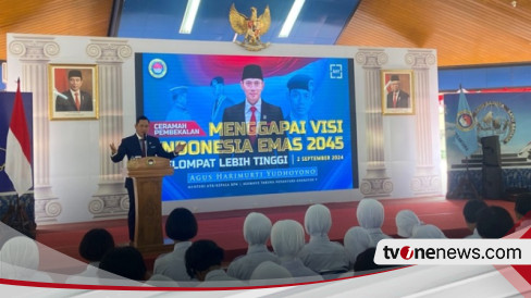 Beri Kuliah Umum, Menteri AHY Terharu Bisa Kembali ke SMA Taruna Nusantara