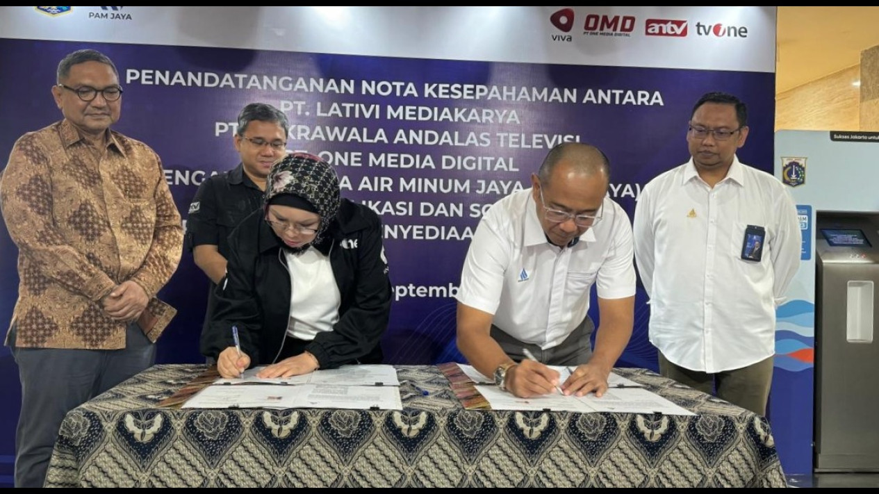 PAM Jaya Berkolaborasi Dengan Viva Grup Untuk Gercarkan Sosialisasi dan Program ke Masyarakat
            - galeri foto