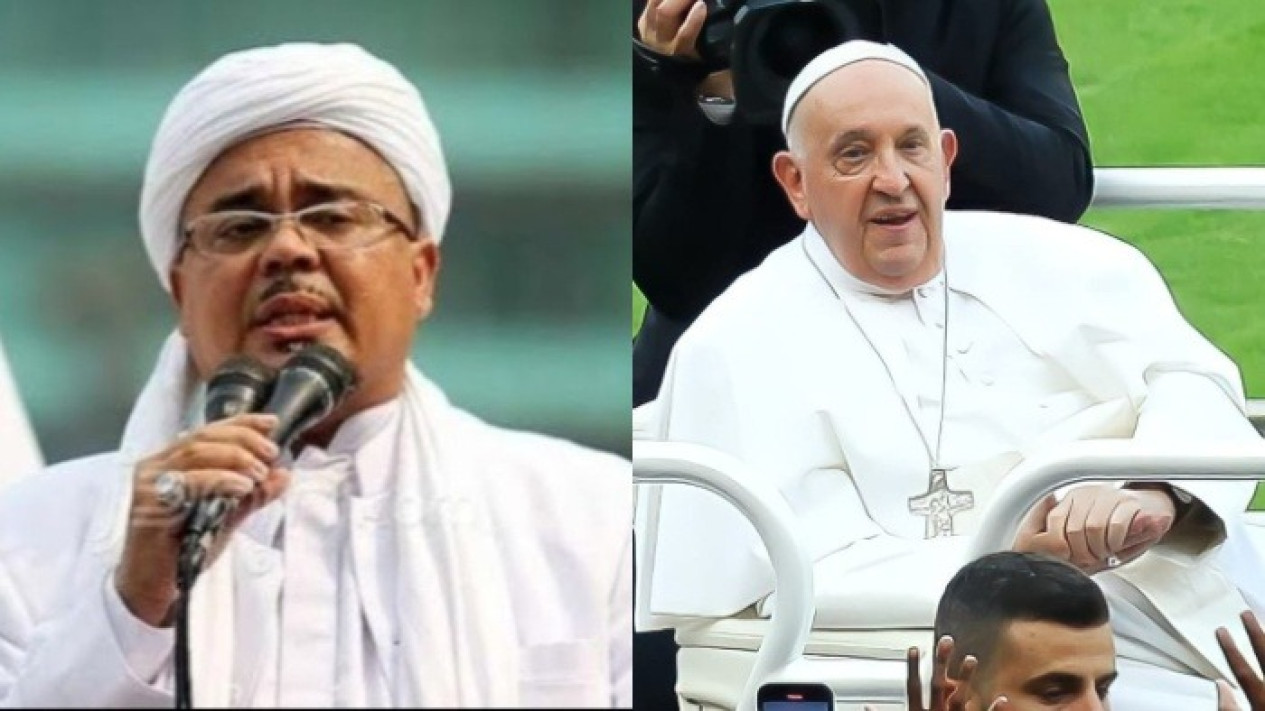 Habib Rizieq Terang-terangan Berikan Sikap kepada Paus Fransiskus saat ke Indonesia, Sebut Umat Islam Toleransi tapi...
            - galeri foto