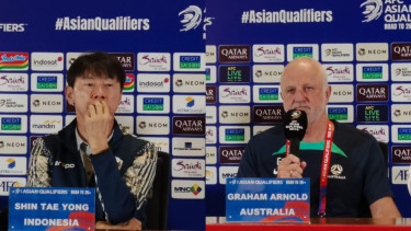 Usai Kalah Head to Head, Shin Tae-yong Akhirnya Angkat Suara soal Hubungannya dengan Graham Arnold Jelang Timnas Indonesia Vs Australia