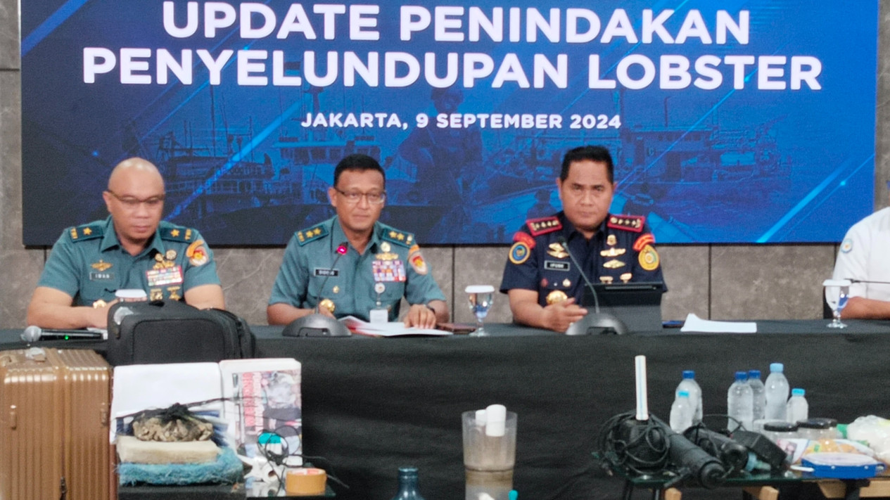 KKP Catat Kerugian Negara Akibat Penyelundupan Benur Lobster dan Illegal Fishing Tembus Rp3,46 Triliun sejak Awal Tahun 2024
            - galeri foto