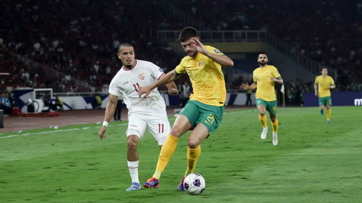 Hasil Timnas Indonesia Vs Australia di Kualifikasi Piala Dunia 2026: Maarten Paes Bikin Harga Diri Pasukan Graham Arnold Turun
            - galeri foto