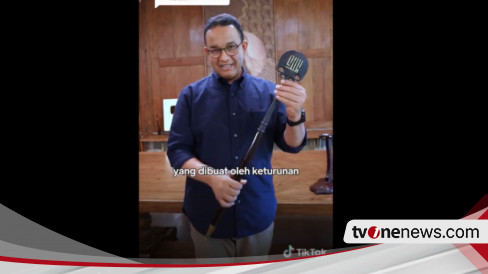 Viral Disebut Simpan Cakra Diponegoro, Anies Baswedan Klarifikasi: Tongkat Ini...