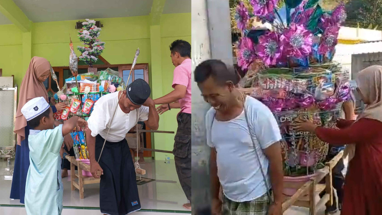 Unik, Angka'an Senilai Rp35 Jutaan Meriahkan Perayaan Maulid Nabi di Pulau Bawean Gresik
            - galeri foto