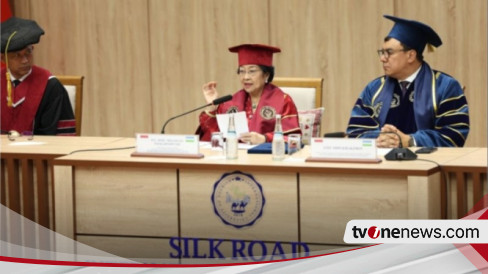 Seusai Terima Gelar Profesor Kehormatan dari Slik Road IUTCH, Megawati Singgung Politik Fokus Peningkatan Kualitas Bangsa