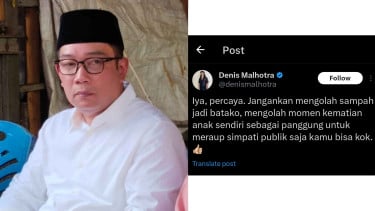 Viral, Ridwan Kamil Tidak Terima Difitnah Akun Centang Biru di Twitter Ini, Netizen Geram: Semoga Allah...