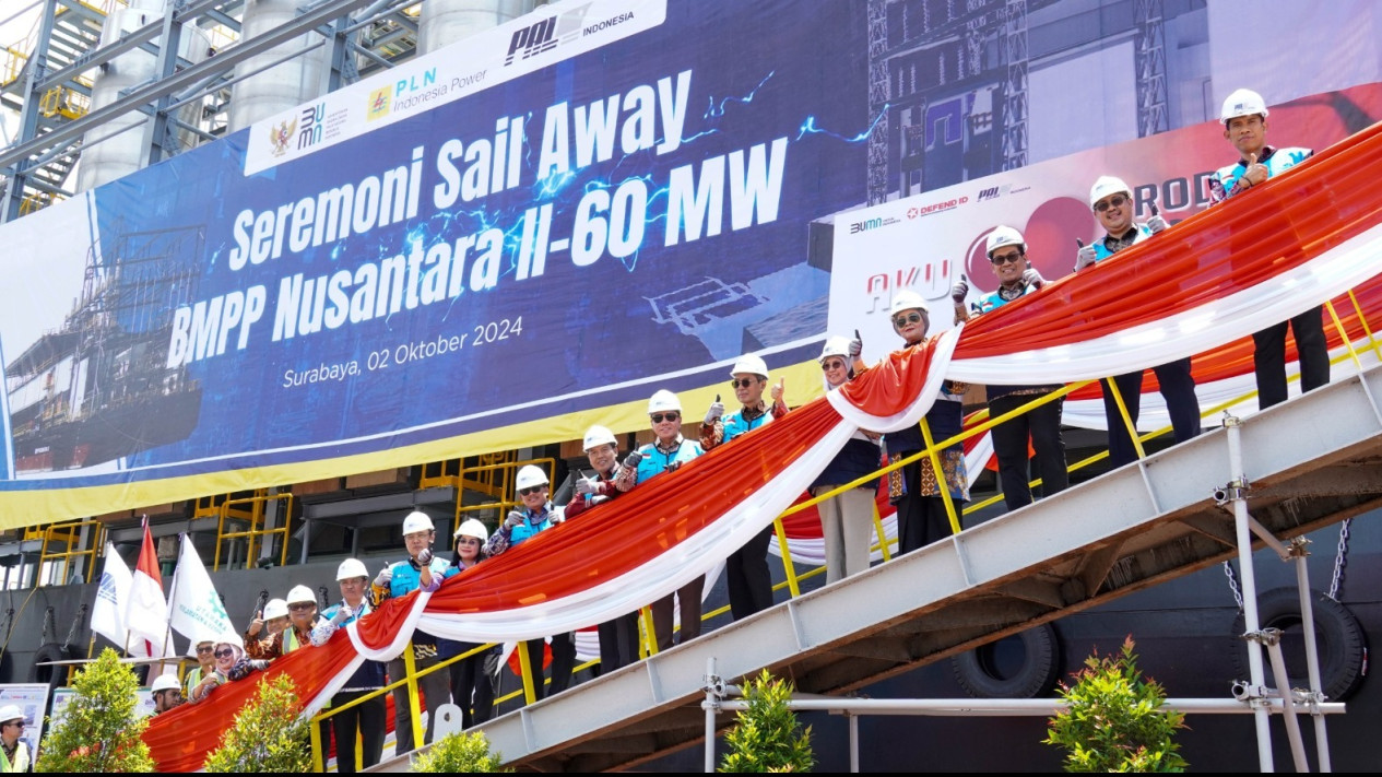 PT PAL Indonesia Laksanakan Sail Away BMPP Nusantara-2 Berkapasitas 60 MW
            - galeri foto