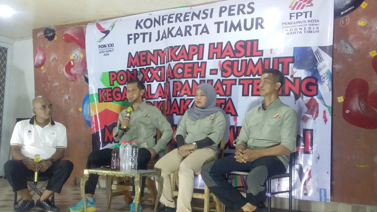 Tim Panjat Tebing Gagal Raih Medali di PON XXI/2024 Aceh-Sumut, FPTI Jakarta Timur Minta Maaf
            - galeri foto