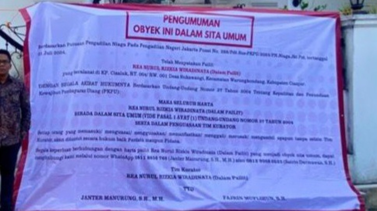 Advokat Soroti Bantahan Rea Wiradinata Soal Penyitaan Rumah di Cianjur
            - galeri foto