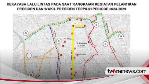 Catat! Ini Rekayasa Lalu Lintas saat Pelantikan Presiden-Wakil Presiden 20 Oktober 2024