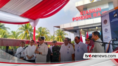 Sudah Diresmikan, Penumpang Bisa Naik-Turun KRL di Stasiun Pondok Rajeg per Hari Ini