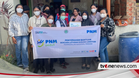 Sat Set! PNM Peduli Kirim Bantuan Warga Terdampak Erupsi Gunung Lewotobi