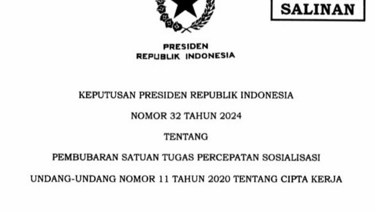 Gerak Cepat Prabowo Bubarkan Satgas UU Cipta Kerja, Ini Alasannya
            - galeri foto