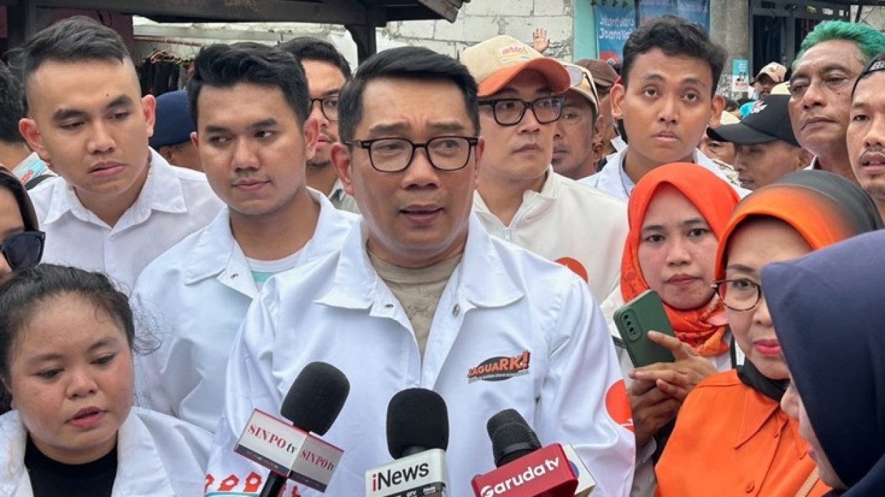 Tanggapi Kalah Suara dari Paslon Pramono-Rano, Ridwan Kamil Tegaskan Survei Bukan Takdir Penentu Kemenangan di Pilkada Jakarta
            - galeri foto