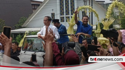 Jokowi Turun Gunung Hadiri Kampanye Pasangan Ahmad Luthfi dan Taj Yasin di Purwokerto