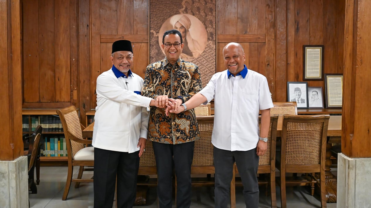 Paslon ASIH Temui Anies, Kerja Sama Gandeng Pendukung Anies di Jawa Barat
            - galeri foto