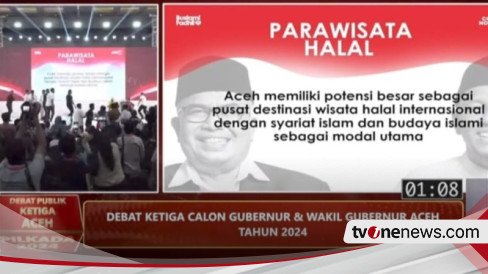 Bikin Geleng-geleng Kepala, Debat Ketiga Pilgub Aceh Ricuh, Ini Penyebabnya