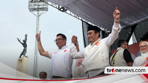 Orasi di Kampanye Akbar, Ridwan Kamil: Kita Datang Niat Baik Ayomi Semua Golongan