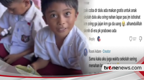 Viral! Anak SD Gorontalo Simpan Makanan Gratis untuk Ibu: di Rumah Tidak Ada Nasi
