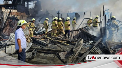 Kebakaran di Kemayoran Jakarta Pusat Hanguskan 30 Unit Rumah, Tak Ada Korban Jiwa