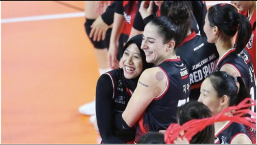 Sambil Menahan Haru, Giovanna Milana Jujur Soal 'Aib' Red Sparks, Buntut dari Megawati Hangestri Hengkang dari Liga Voli Korea?